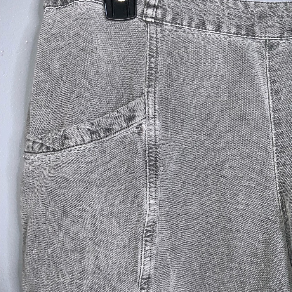 C&C California Gray Women’s Linen Blend Joggers Casual Pants Large - Picture 4 of 10
